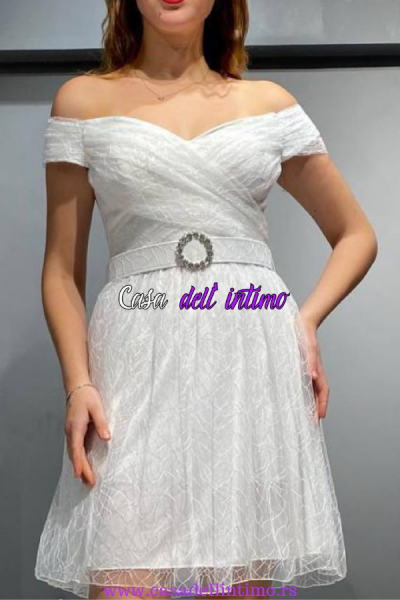 KRATKA ELEGANTNA HALJINA 2351 BELA